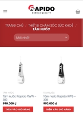 Tăm nước RAPIDO