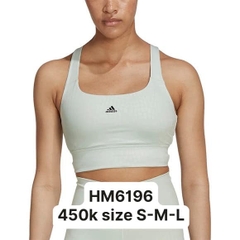 Áo bra Adidas trắng