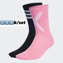 Set Tất Hồng Đen Adidas