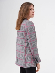 Áo vest Sinsay kẻ hồng
