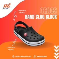 Dép Crocs band Clog K Black