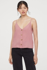 Áo 2 dây hồng HM