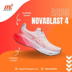 (WMNS) Asics Novablast 4 'White Sunrise Red'