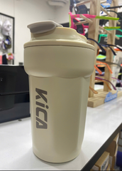 CỐC GIỮ NHIỆT kica stainless steel shakern 400ml- trắng ( freeship)