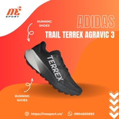 Đen Giày Chạy Trail Terrex Agravic 3