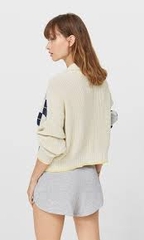 Cardiagan be kẻ trám Stradivarius