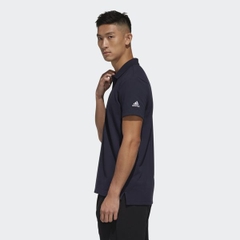 Áo polo xanh nam Adidas