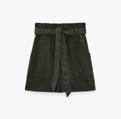 Quần short Zara xanh rêu