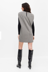 Váy sát nách kẻ caro Reserved size XS