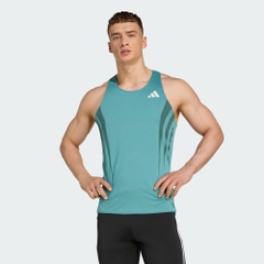 Turquoise Adizero Archive Running Singlet
