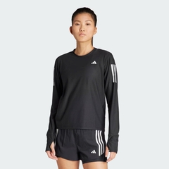 ÁO Black Own The Run Long Sleeve Tee