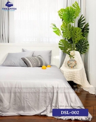 Chăn ga Tencel đơn sắc DREAMTEX không mền - CHÍNH HÃNG, CAO CẤP