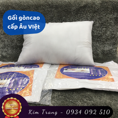 Gối gòn cao cấp Âu Việt - KHÔNG XẸP, KHÔNG LÚN