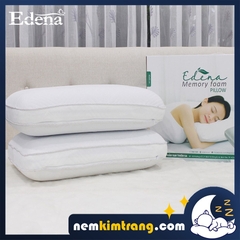 Gối Memory Foam Edena 45x65 - CHÍNH HÃNG, CAO CẤP