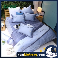Bộ Ga (Drap) Nệm Tencel Edena Mẫu 743 - CHÍNH HÃNG, CAO CẤP