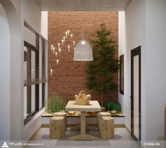 NỘI THẤT PHONG CÁCH THÔ MỘC KẾT HỢP CÙNG CÂY XANH