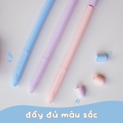 Vỏ đựng bảo vệ bút cảm ứng pencil 1/2/cwt chất liệu silicon màu pastel Hàn Quốc