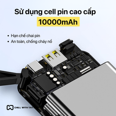 MT01 CFlash sạc dự phòng sạc nhanh hỗ trợ dây sạc