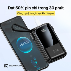 MT01 CFlash sạc dự phòng sạc nhanh hỗ trợ dây sạc