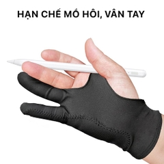 Găng tay chống tì đè dùng kèm bút cảm ứng cho các dòng ipad trước 2018
