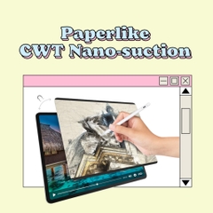 CHILL WITH TATTY Paperlike NANO cho Ipad chống vân tay nhám và mỏng cho cảm giác vẽ như trên giấy