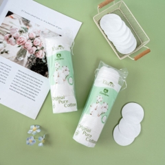 Bông Tẩy Trang Cotton Tự Nhiên Elanor Original Pure Cotton 80 miếng