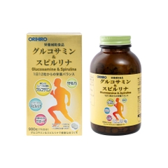 Viên uống Orihiro Glucosamine and Spirulna 900 viên