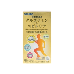 Viên uống Orihiro Glucosamine and Spirulna 900 viên