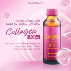 Nước uống sáng da Koja Beauty Collagen Drink 1100 (100ml x 10 chai)