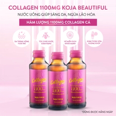 Nước uống sáng da Koja Beauty Collagen Drink 1100 (100ml x 10 chai)