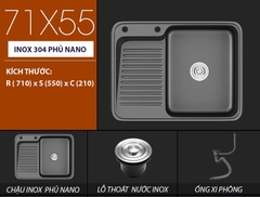 CHẬU GIẶT INOX ÂM MẶT ETH CA - 04