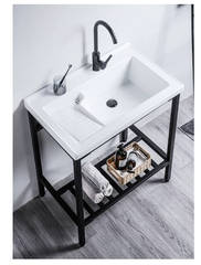 BỘ CHÂN THÉP + MẶT CHẬU GIẶT KC - 05