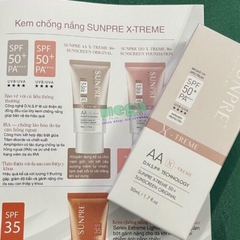  Mona Frema SUNPRE AA X-Treme 50+ Sunscreen Original - Kem Chống Nắng Không Màu 50ml
