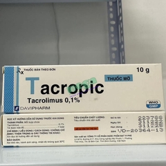 Thuốc Mỡ Tacropic Tacrolimus 0.1% 10g [Chính Hãng]
