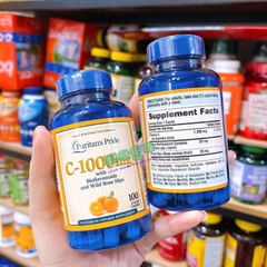 Vitamin C Puritan's Pride 1000mg – Viên Uống Thực Phẩm Chức Năng