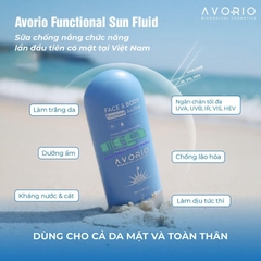 Sữa Chống Nắng  Avorio Face& Body Functional Sun Fluid [Chính Hãng]