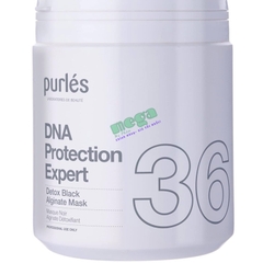 Purles 36 Detox Black Alginate Mask - Mặt Nạ Tảo Đào Thải Độc Tố
