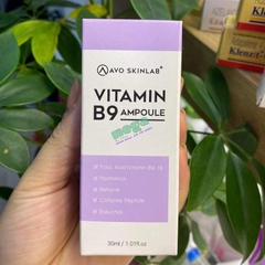 Tinh Chất Phục Hồi AVO SKINLAB Vitamin B9 Ampoule  30ml [Chính Hãng]