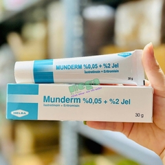 Munderm %0.05 + %2 Jel – Gel Trị Mụn 30g