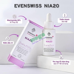 Evenswiss Nia20 - Tinh Chất Làm Sáng Da 30ml  [Chính Hãng]