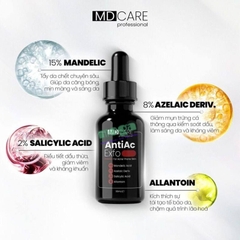 MD CARE Antiac Exfo 30ml – Tẩy Da Chết Trị Mụn Giảm Viêm