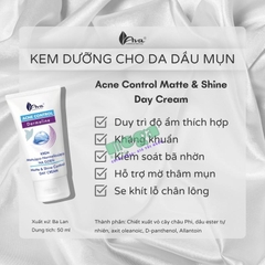 Kem Dưỡng Ava Acne Control Matte Shine Day Cream 15ml [Chính Hãng]