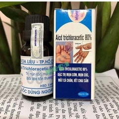 Trị Mụn Cóc Acid Trichloracetic 80% Giá Bao Nhiêu? Mua Ở Đâu Chính Hãng?