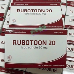 Rubotoon Isotretinoin 20mg - Viên Uống Trị Mụn Trứng Cá