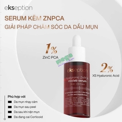 Tinh Chất Trị Mụn Ekseption Hyaluronic ZnPCA Serum 75ml [Chính Hãng]