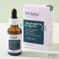 Serum Niacinamide 10% Pretasa 30 ml [Chính Hãng]
