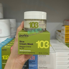 Mặt Nạ Rice Cream Mask Purles 103 – Mặt Nạ Cám Gạo Dưỡng Trắng