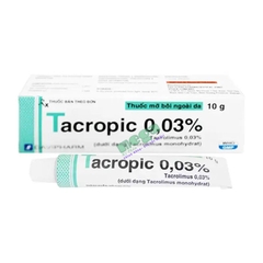Tacropic 0.03% - Thuốc điều trị trị viêm da