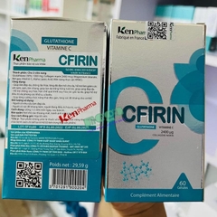 Viên Uống Cfirin Glutathion Kenpharma 60 Viên [Chính Hãng]