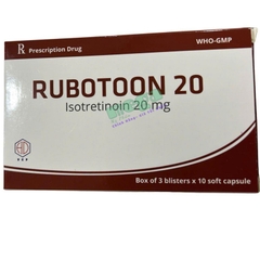 Rubotoon Isotretinoin 20mg - Viên Uống Trị Mụn Trứng Cá